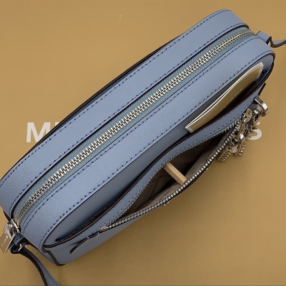 MICHAEL KORS LARGE Saffiano Leather Crossbody Bag - Picture 8 of 16